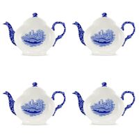 Spode Blue Italian - Teabag Rest (Set of 4)