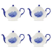 Spode Blue Italian - Teabag Rest (Set of 4)