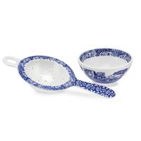 Spode Blue Italian - Tea Strainer & Rest