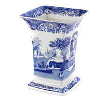 Spode Blue Italian - Square Vase