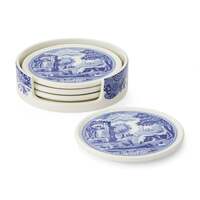 Spode Blue Italian - Coasters With Holder