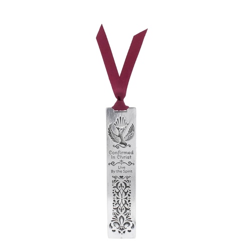 Metal Bookmark With Ribbon - Confirmation