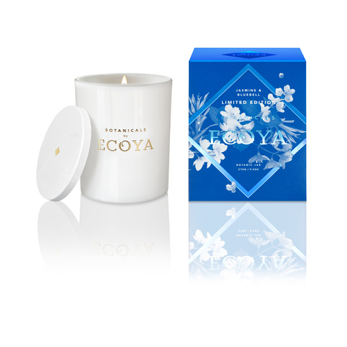 Ecoya Botanic Jar Candle - Limited Edition Jasmine and Bluebell