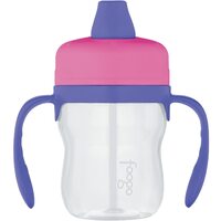 Thermos Foogo Tritan Plastic Soft Spout Sippy Cup with Handles 235ml Pink