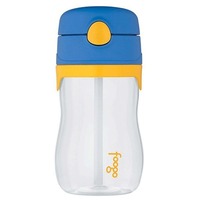 Thermos Foogo Tritan Plastic Drink Bottle with Straw 360ml Blue