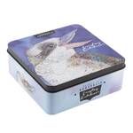 Banksia Red Lemon Myrtle Butter Finger Biscuit Tin - Animals of Australia Laughing Kookaburra
