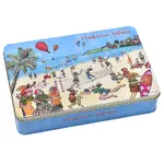 Banksia Red Shortbread Biscuit Tin - Christmas in Australia