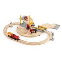 BRIO World - Rail & Road Crane Set