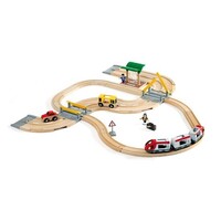 BRIO World - Rail & Road Travel Set