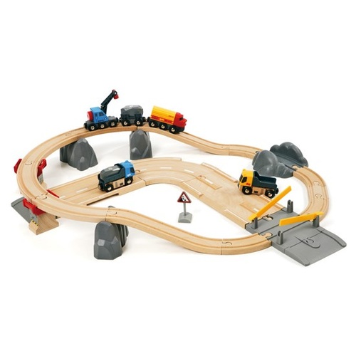 BRIO Sets - Rail & Road Loading Set