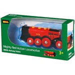 BRIO World Train - Mighty Red Battery Powered Action Locomotive