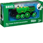BRIO World Train - Big Green Battery Powered Action Locomotive