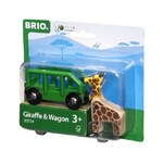 BRIO World Vehicle - Giraffe and Wagon