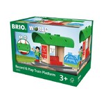 BRIO World Destination - Record & Play Train Platform