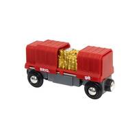 BRIO World Vehicle - Gold Load Cargo Wagon