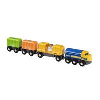 BRIO World Train - Three-Wagon Cargo Train