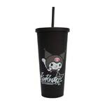 Helo Kitty and Friends Cup with Straw - Kuromi