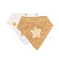 Bunnies By The Bay Bib - Little Star Dribble Set