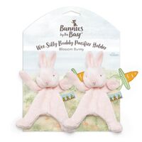 Bunnies By The Bay Wee Silly Buddy - Twin Pack Blossom Bunny
