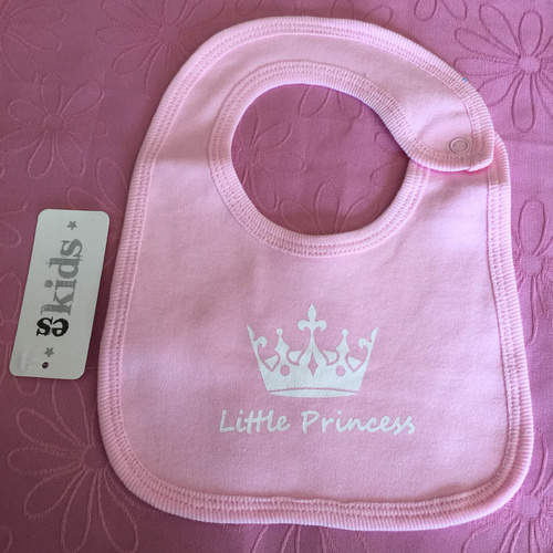 es Kids Bib - Pink Little Princess