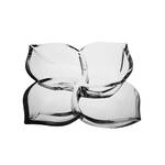 Bohemia Crystal - Lotus Divided Tray 35cm