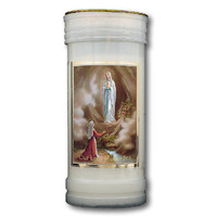 Devotional Candle - Our Lady of Lourdes