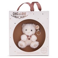 Bailey Bear Bag Charm & Necklace Gift Set - January