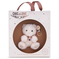 Bailey Bear Bag Charm & Necklace Gift Set - December