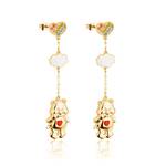 Couture Kingdom - Care Bears - Tenderheart Bear Drop Earrings Gold