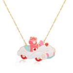 Couture Kingdom - Care Bears - Statement Love-A-Lot Cloud Car Necklace Gold