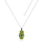 Couture Kingdom - Care Bears - Good Luck Bear Belly Badge Enamel Necklace