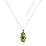 Couture Kingdom - Care Bears - Good Luck Bear Belly Badge Enamel Necklace