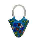 Zibo Glass Vase - Daisy Bleu Bag Vase