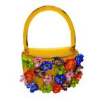Zibo Glass Vase - Poppies Bag Vase