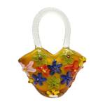 Zibo Glass Vase - Daisy Buttercup Bag Vase