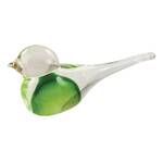 Russell Collection Coloured Glass Ornament - Bird Green