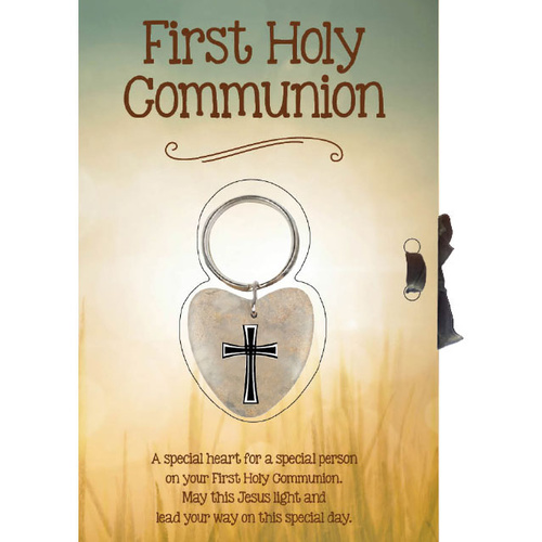 Lucky Heart Card - First Holy Communion