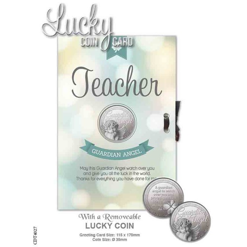 Lucky Coin Card - Teacher