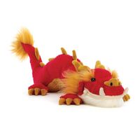 Jellycat Celebration Dragon - Red & Gold