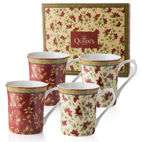 Queens By Churchill Ceylon - Royale Mugs Set of 4