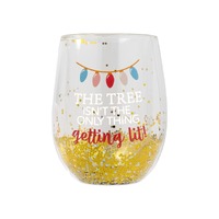 Splosh Christmas Stemless Glass - Getting Lit