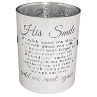 Religious Gifting Shine Bright Candle Holder - His Smile