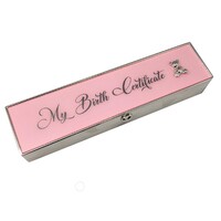 Birth Certificate Box - Pink