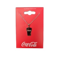 Coca Cola Couture Kingdom - Coke Glass Necklace White Gold
