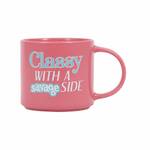 Splosh Cheeky Mug - Classy With A Savage Side