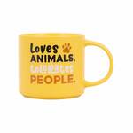 Splosh Cheeky Mug - Loves Animals Tolerates People