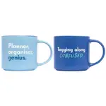 Splosh Cheeky - Confused Planner Mug Set