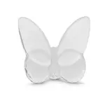 Russell Collection Glass Ornament - Butterfly Clear