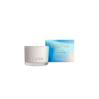 Ecoya Christmas Edition Monty Jar Candle - Sea Salt & Gardenia At Noon