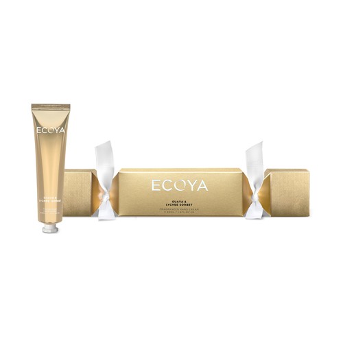 Ecoya Christmas Edition Mini Hand Cream Bon-Bon - Guava & Lychee Sorbet